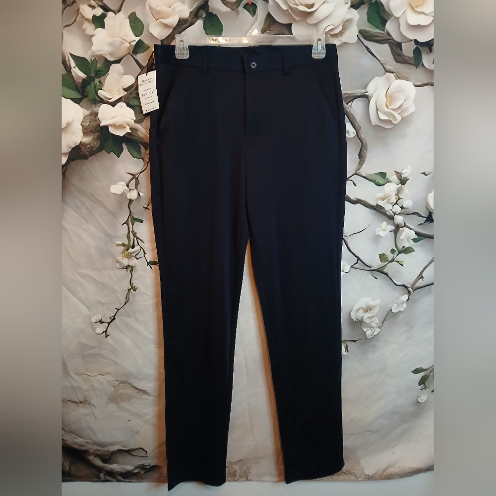 Timeless Flex Men's Black Dress Trousers